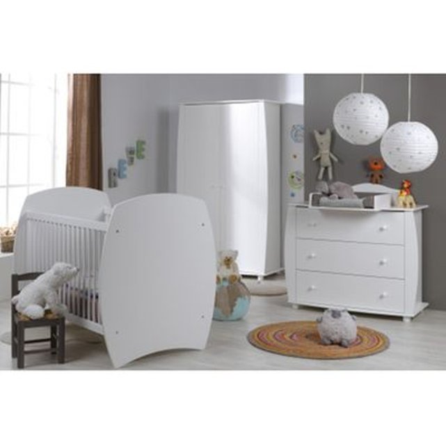 Chambre Bebe Complete Violette Basile Blanc Alfred Et Compagnie La Redoute