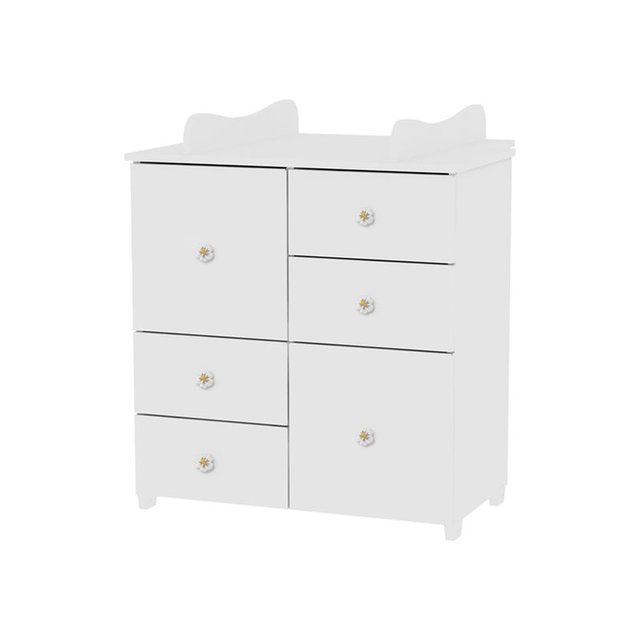 Commode Avec Plan A Langer Chambre Bebe Enfant Blanc Lorelli La Redoute
