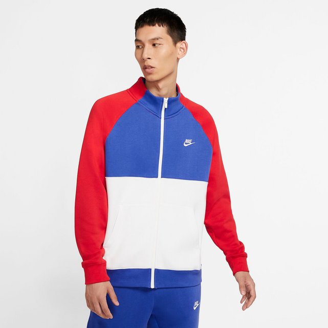 Cotton mix tracksuit , white/red/blue, Nike | La Redoute