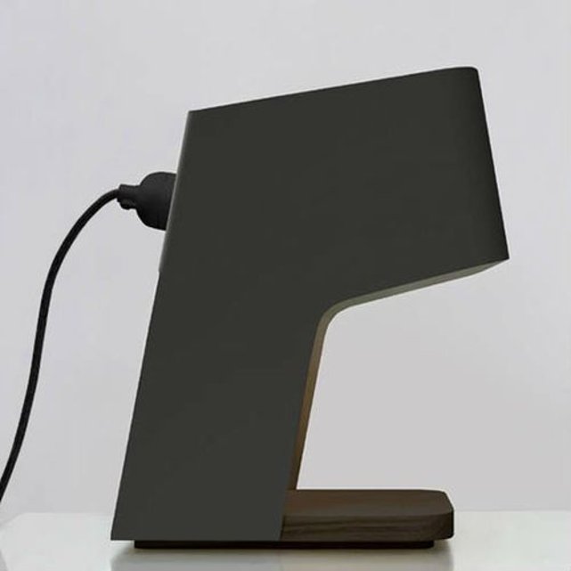 À Et Foldo Poser Lampe H29cm Chêne Métal Noir 7v6fYgyb