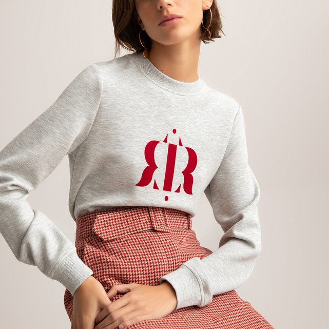 printed crew neck sweatshirts