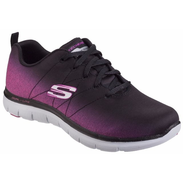 Baskets à lacets bright side Skechers La Redoute Baskets à lacets bright side Skechers La Redoute