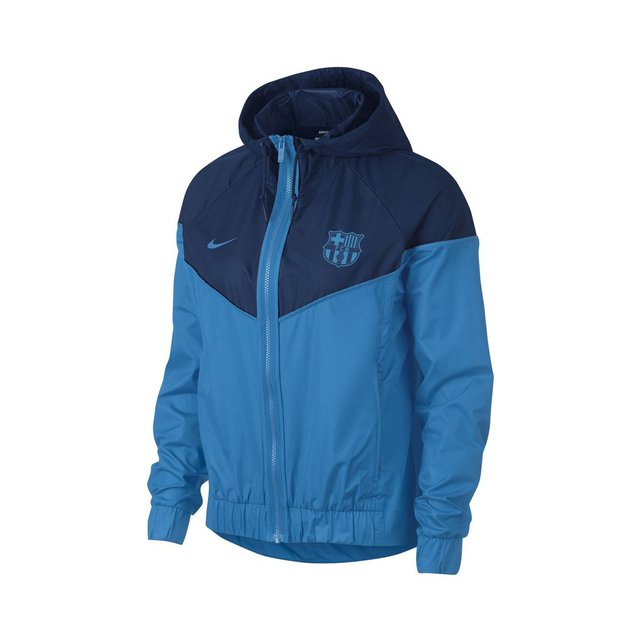 Veste Barça À Windrunner Femme Bleu Capuche trdCshQBx
