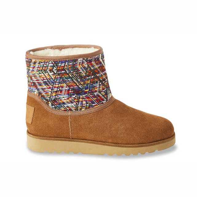 Corail Fleece-Lined Ankle Boots