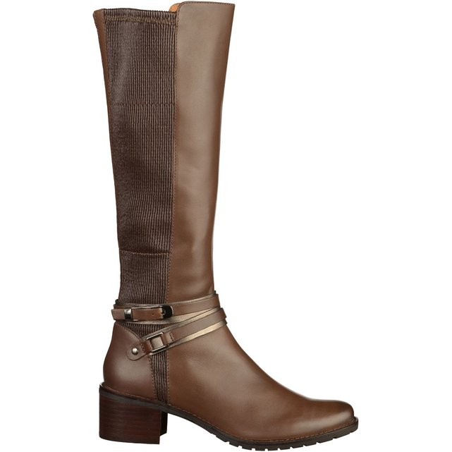 bottines caprice marron