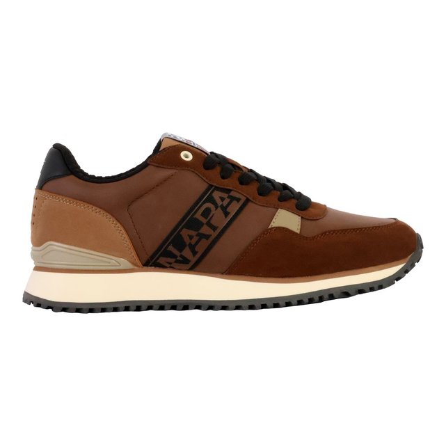 Basket lacets cosmos marron noir Napapijri La Redoute