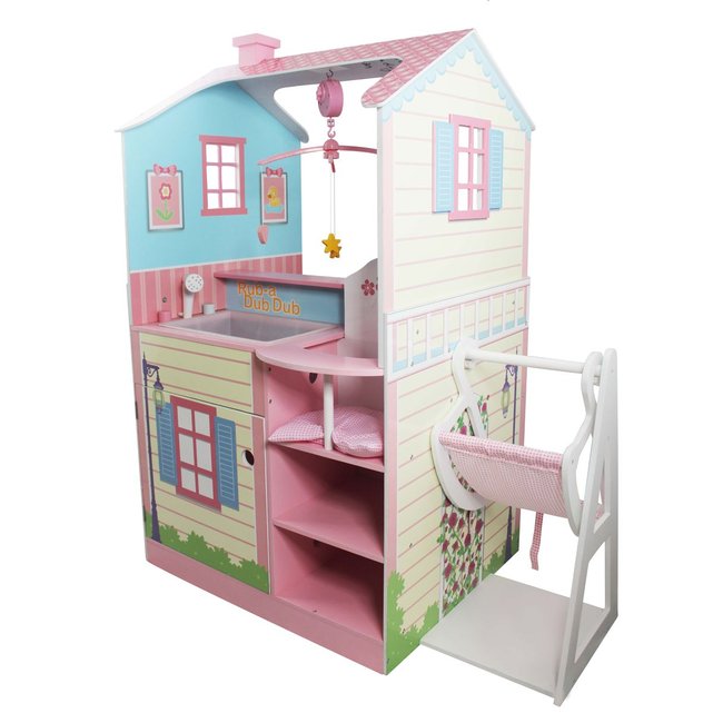 Kit de maison de poupée en bois bricolage avec jouet de décoration
