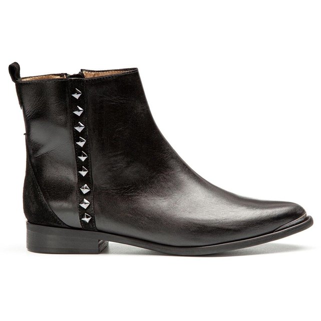 Bottines cuir espiegle 1 noir Kost | La Redoute