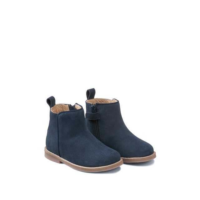 Childrens navy ankle boots hotsell