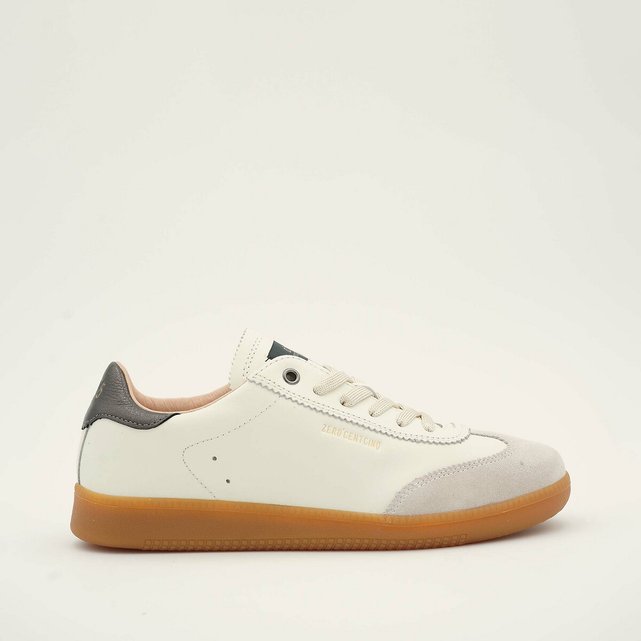 basket blanche lacet noir