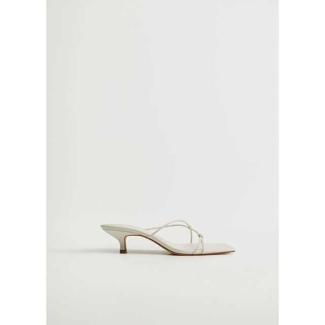 sandales talons blanches femmes