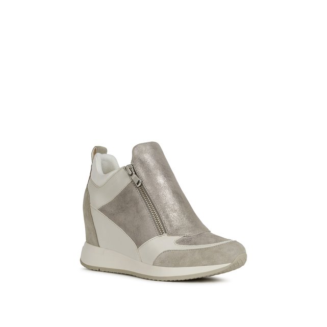 chunky wedge trainers