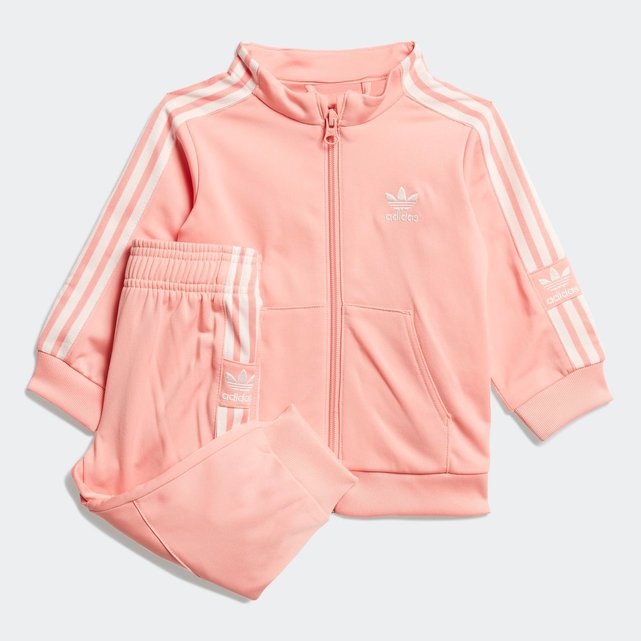 survetement adidas fille noir et rose