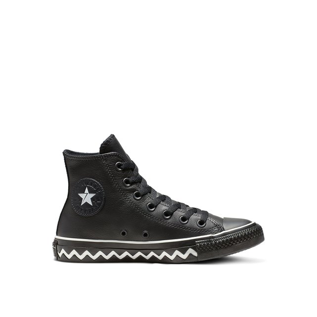 converse chuck taylor all star leather high top black
