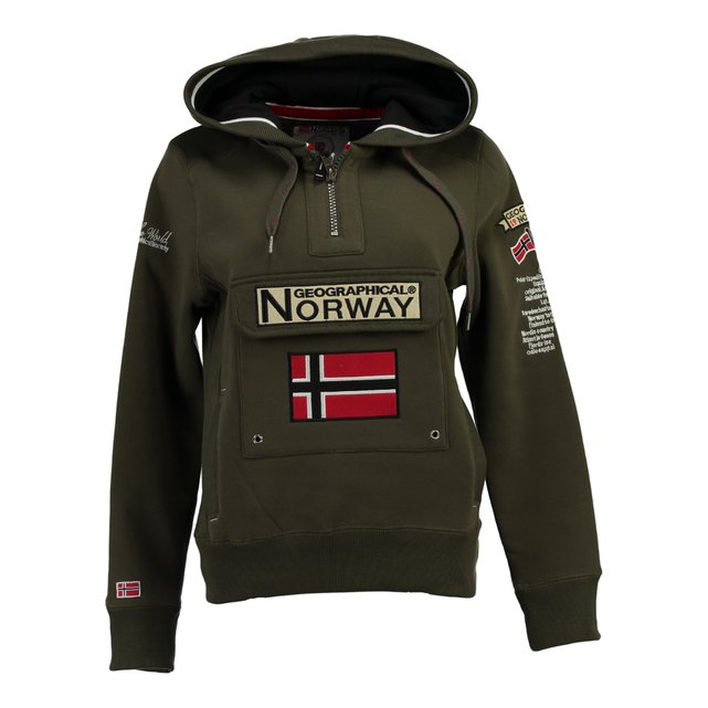 norway geographical hoodie