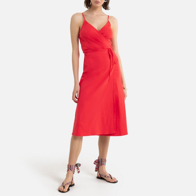wrap over party dress