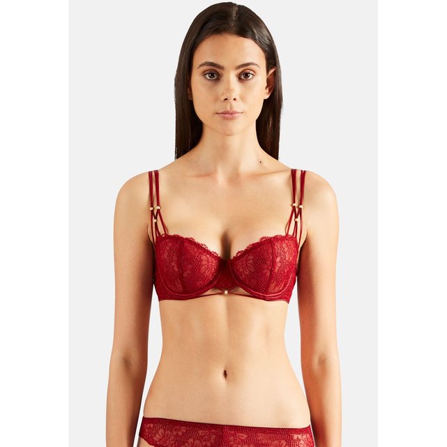 aubade soutien gorge rouge