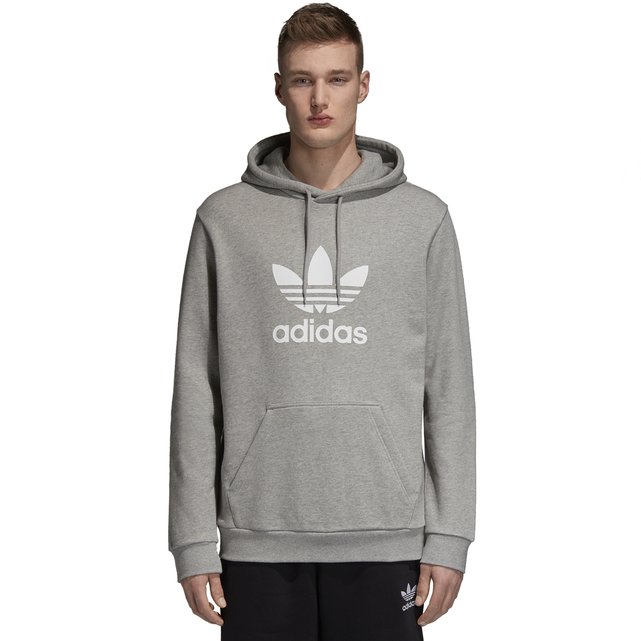 sweat a capuche adidas gris