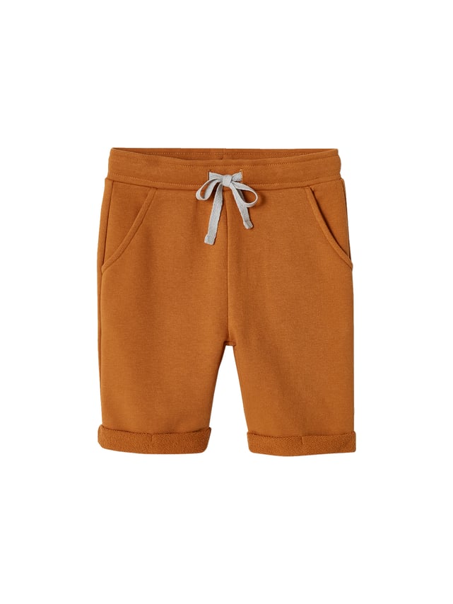 VERTBAUDET Bermuda Garçon Molleton – Noix De Pécan – Taille 7 Ans – Confort & Style Décontracté