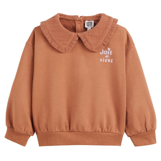 Sweatshirt with a collar hot sale