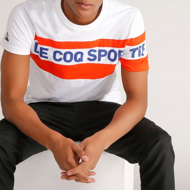 tee shirt coq sportif orange