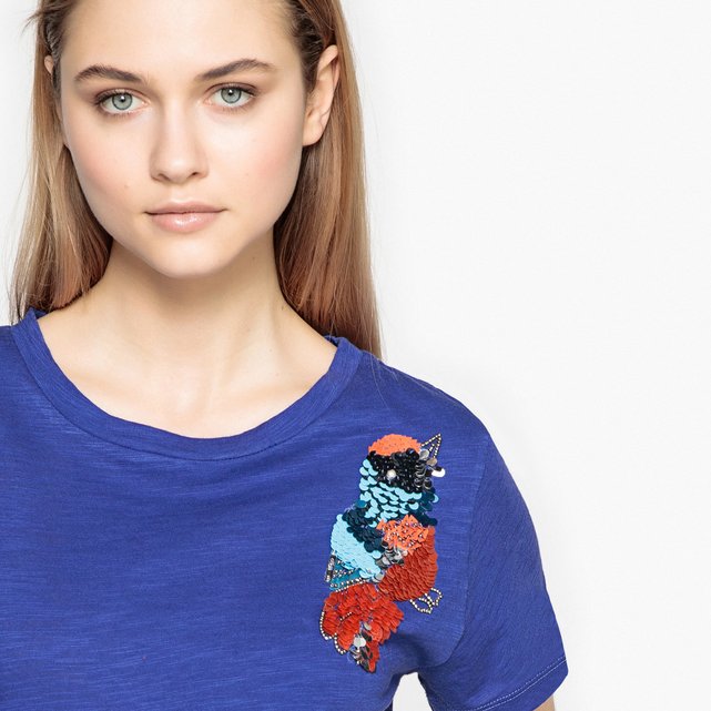 T-shirt com fantasia papagaio  LA REDOUTE COLLECTIONS image 0