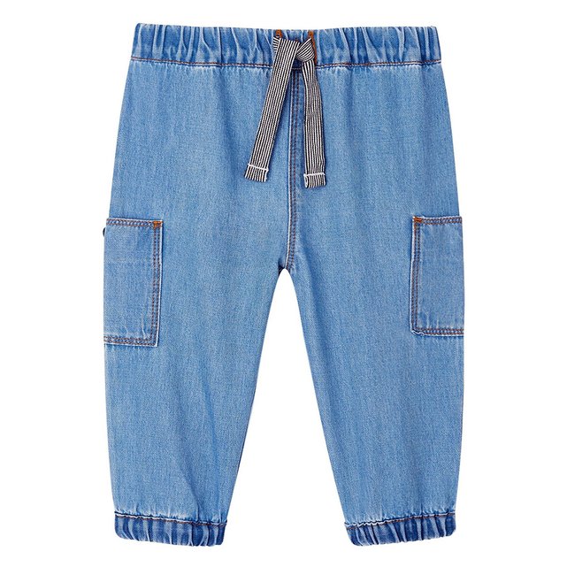 lightweight denim trousers