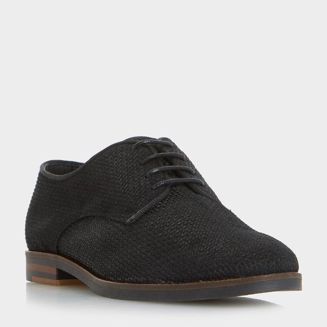 Derbys plats à lacets - fadia noir daim Dune London La Redoute Derbys plats à lacets - fadia noir daim Dune London La Redoute