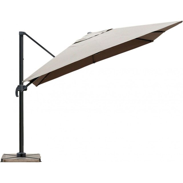 Parasol déporté gris Delorm | La Redoute