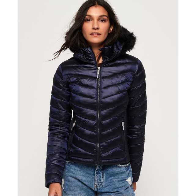Veste à capuche luxe chevron fuji clearance
