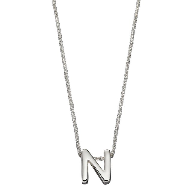 Diamond Mini Lowercase Initial Necklace - Nuha Jewelers