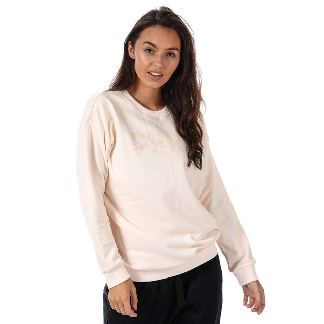 Crew Rose Sweatshirt Puma Redoute Crème La prY5dwq5