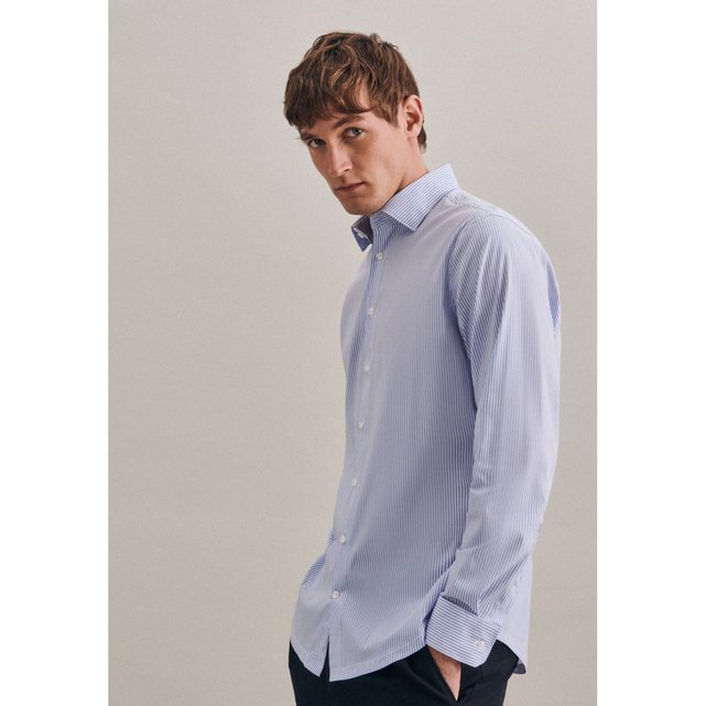 Chemise Ajustee Rayures Col Classique Seidensticker La Redoute