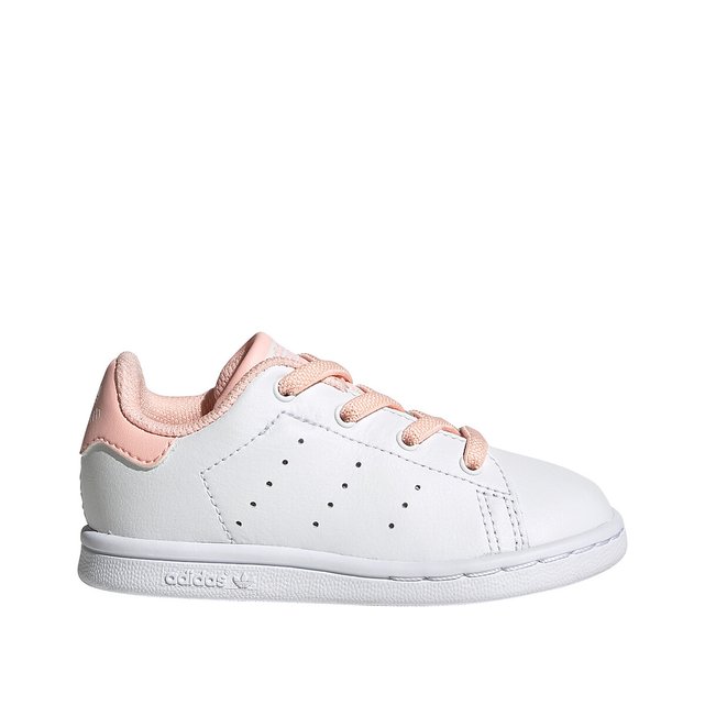 adidas kids stan smith trainers white pink