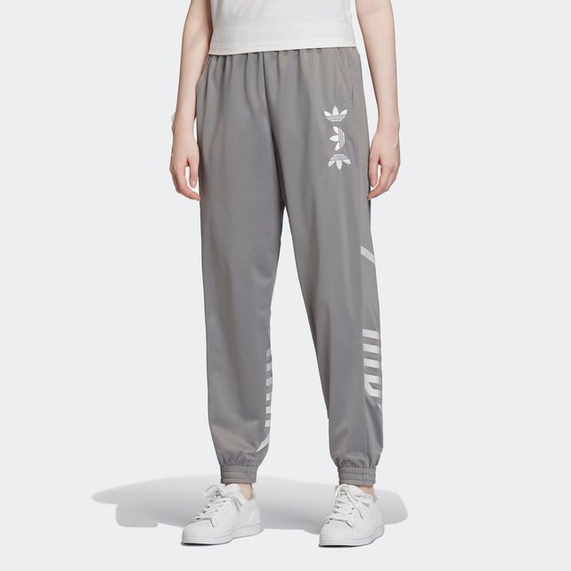 Pantalon De Survetement Large Logo Gris Adidas Originals La Redoute