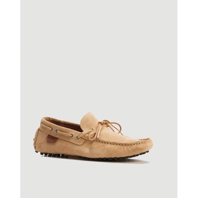 Mocassin En Croute De Cuir Chevignon en vert pour homme Mocassin En Croute De Cuir Chevignon en vert pour homme