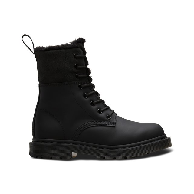 dr martens pascal fur lined black