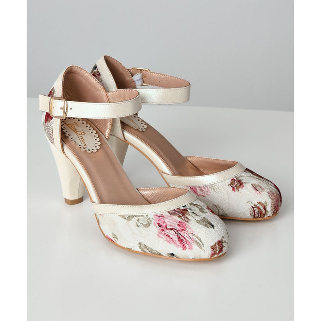chaussures fleuries