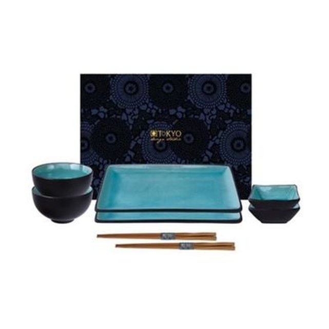 Tokyo Design Studio Sushi set Glassy Turquoise