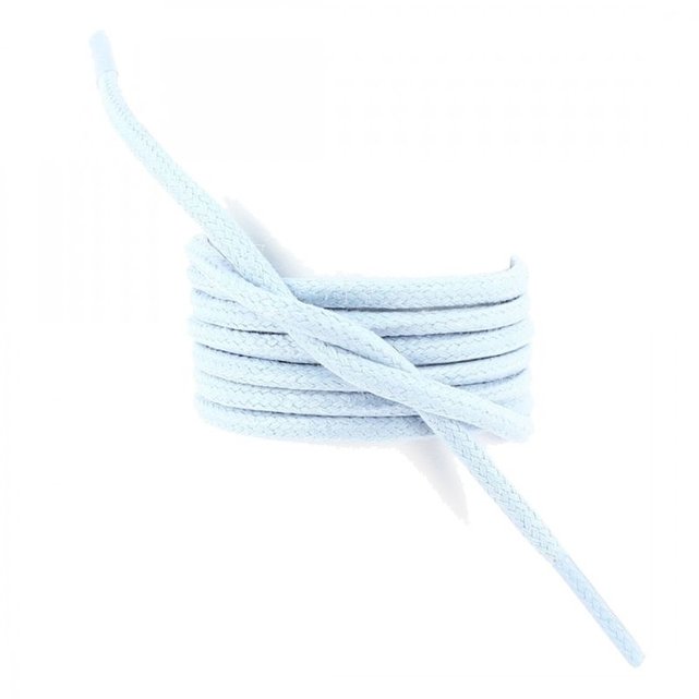 Les lacets Fran/çais Lacets Plats Coton Couleur Blanc