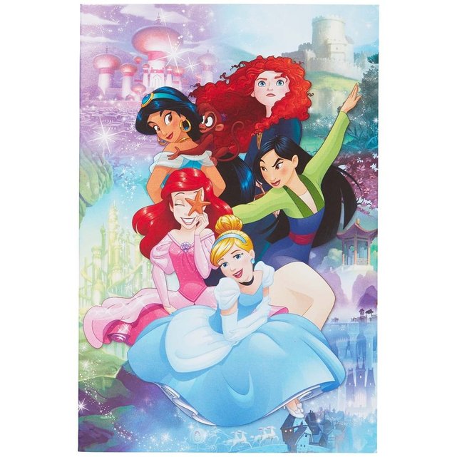 Carte Anniversaire Princesses Disney Multicolore Draeger La Carterie La Redoute