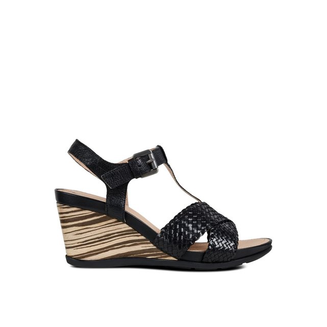 Sandales Dorotha Cuir En Compensées Respirantes Y6y7fvgb