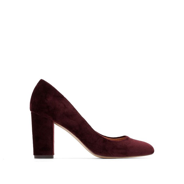 Escarpins aspect velours La Redoute Collections La Redoute Escarpins aspect velours La Redoute Collections La Redoute