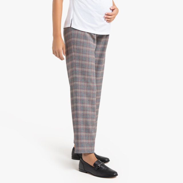 Pantaloni Dritti Premaman A Quadri Principe Di Galles La Redoute Collections La Redoute