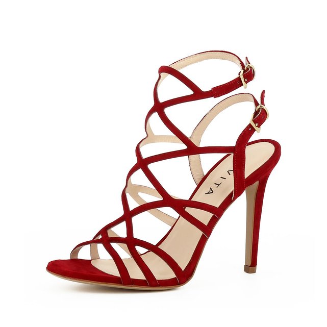 sandale a talon rouge