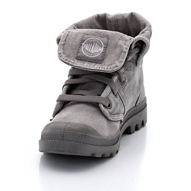 hautes Baskets toile à en PALLADIUM lacets q05qF