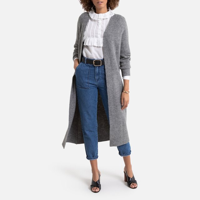 long fluffy cardigan
