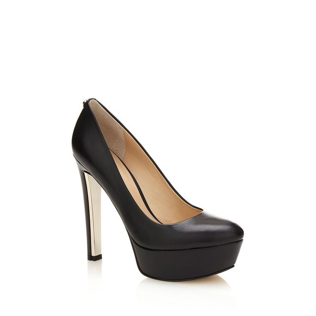 La Noir Cuir En Redoute Eager Escarpin Guess ZqUgH8wx