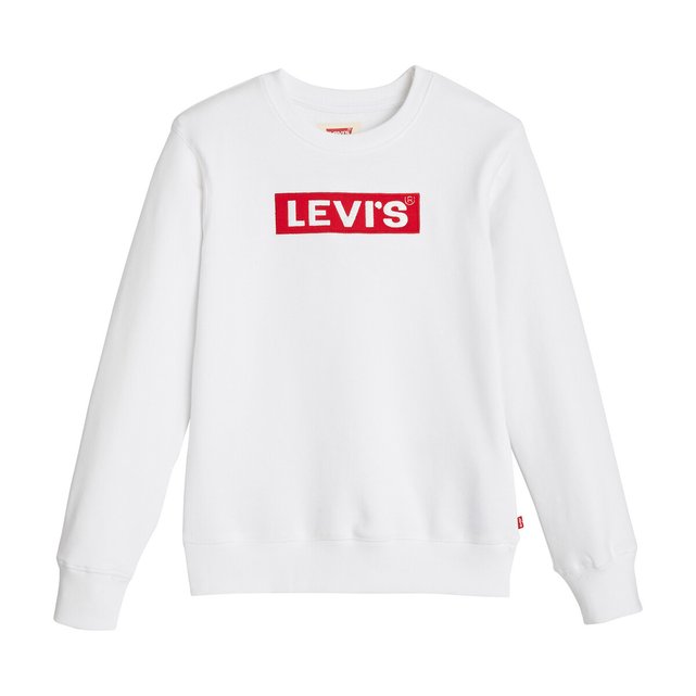 white levi sweater