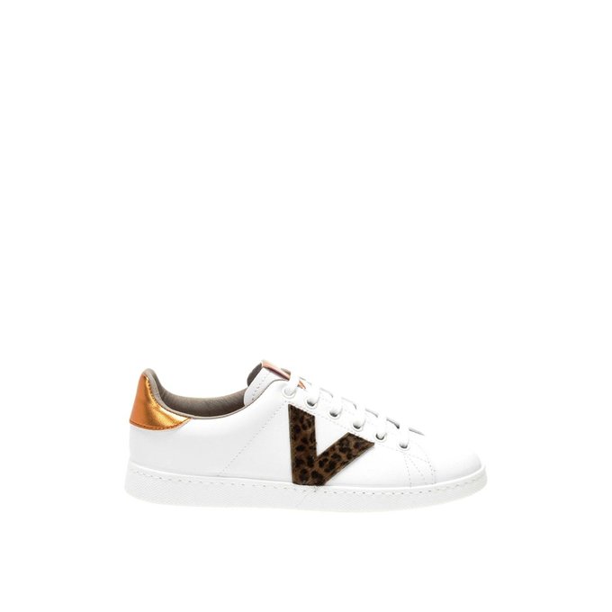 Baskets leopardo blanc Victoria | La Redoute Baskets leopardo blanc Victoria | La Redoute